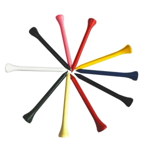 Colorful Golf Tees in Cigarette Box Biodegradable Bamboo Hardwood Golf Ball Holder Custom Unbreakable Golf Tees