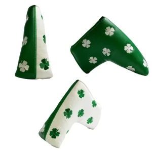 Colorful Leather Golf Wood and Putter Club Head Covers