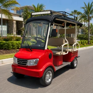 Commercial 6 Seat Electric Golf Cart 60V 50 70km Extended Range CE for Golf Course Fleet