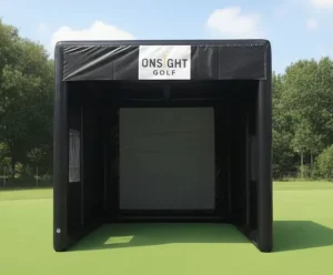 Commercial Grade Inflatable Golf Bay Simulator Tent CE Certification 3 Year Warranty Customizable Size Color Portable Swing