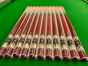 Commercial House Cue 13mm Head Pool Cue 58 Inch 2 Piece Billiard Stick for Club Bar Public Use American Pool Cue