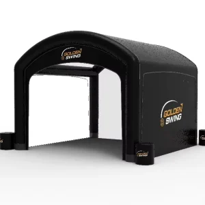 Commercial Indoor Golf Simulator Room Equipment Dual Camera Sensor Hitting Bay Enclosure Software for Bar Gym
