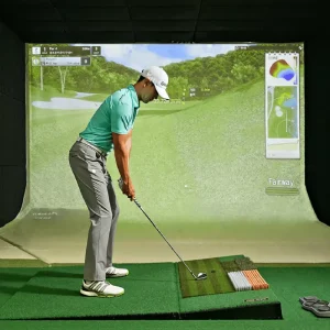 Commercial Indoor Golf Simulator System SmartScreen Real Interactive Intelligent Projection Golf Game Accessories Adventure Park