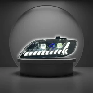 Compatible Audi Q7 4L LED Headlight Assembly Matrix Style Projector Lens E Mark Approved EU Standard Lighting