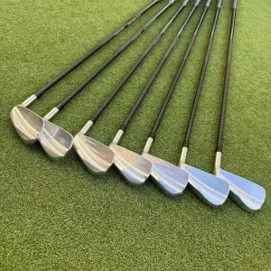 Complete Forged Right-Handed Golf Iron Set with Waterproof Grip and Headcover for Training