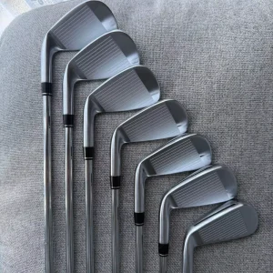 Complete Set of Right Handed Golf Iron Clubs 7 Pcs Stainless Steel Forged Iron Heads With Rubber Grip