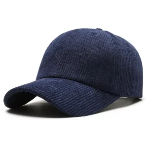 Corduroy Baseball Cap Soft Warm Daily Wear Classic Casual Outdoor Use Curved Brim Unstructured Breathable OEM ODM
