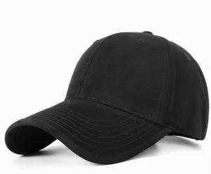 Cotton Baseball Cap with Solid Color Design. Customizable Size and Logo Available