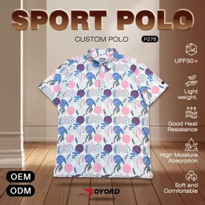 Country Club Golf Polo Factory Premium Performance Golf Apparel Supplier Custom Logo OEM Production Service