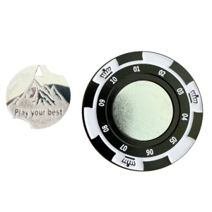 Creative Golf Ball Marker Golf Putting Green Reading Aid Bubble Level High Precision Alignment Reader Tools