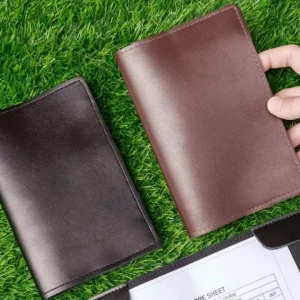 Creative Sports Custom Scorecard Holder PU Leather Embossed Logo Golf Gaming Score Record Cover Sleeve