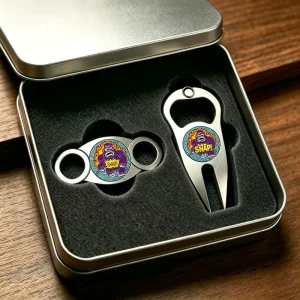 Creativity Golf Divot Tool Custom Logo Golf Divot Repair Tool Golf Divot Pitch Fork Mark Ball Marker Fork 70Mm Length Tool