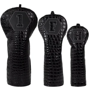 Crocodile Leather Golf Driver Headcover