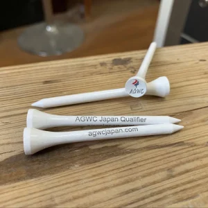 Cup Logo Printed Bamboo Golf Tees