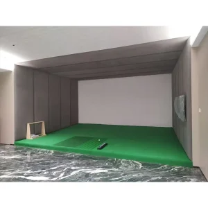 Cushioned Wall Foam Panels for Golf Simulator Rooms
