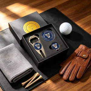 Cust Bulk Custom Logo Golf Gift Box Golf Tee Ball Marker Divot Tool Golf Accessories Golf Tool Set Case Stainless Tool