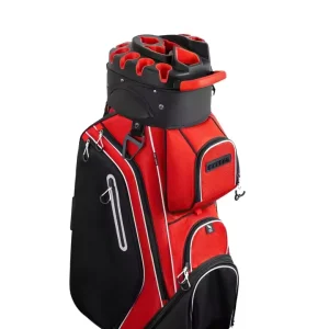 Custom 14 Way Golf Rack Trolley Bag with Handle and Rain Cover Convenient 14 Way Golf Cart Tote Bag