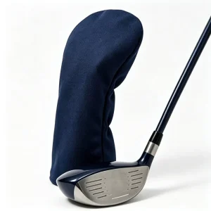 Custom 3D Embroidery PU Leather Golf Club Head Covers Waterproof Driver Wood Hybrid Cover with Logo Factory Direct