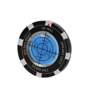 Custom 40*5mm Acrylic Golf Slope Reader Bubble Level Marker Industrial Golf Course Equipment Gift for Men Women