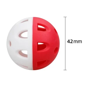 Custom 42mm Ultra Soft EVA Eco Friendly Durable High Strength Golf Practice Balls 24 Hole Horseshoe Toy Two Color Option