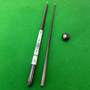 Custom 57 58.5INCH Carbon Fiber Technology Snooker Cue 1 2 Split Cue with 11.5 11.8 12.5 12.9mm Tip Rubber Base