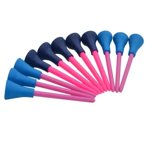 Custom 83mm Durable Plastic Golf Pegs Height Control Rubber Golf Tees