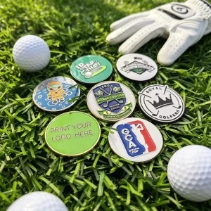 Custom Ball Marker Golf hat Clip Blank Silver Machine for Metal Custom Golf Ball Marker Custom Spot