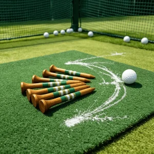 Custom Bamboo Golf Tees Logo Print Sizes 42 54 70 83mm Easy Fix Free Sample