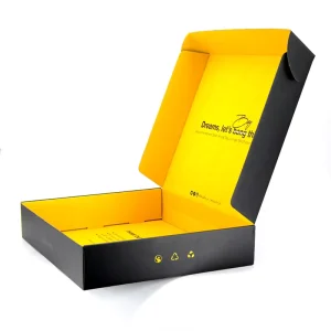 Custom Biodegradable Premium T shirt Costume Cloth Gift Packaging Box Paper Clothes Postal Shipping Mailer Box for Clothing