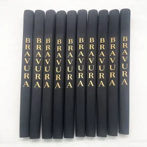 Custom Black Color Gold Logo Eco Friendly Non slip Rubber OEM Brand Factory Direct Golf Club Putter Grip 1.0 2.0 3.0 260mm