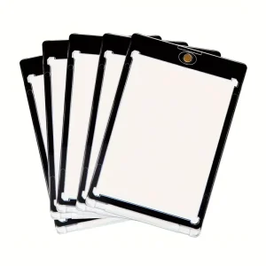 Custom Black Frame Magnet Magnetic Trading Game Sports Card Holder Case for Cards