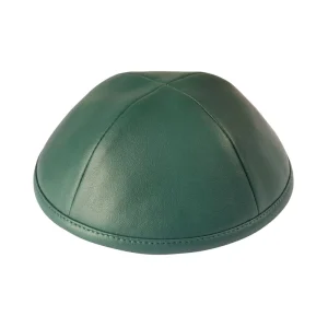 Custom Black Suede Leather Kippah High Quality 4-Panel Jewish Yarmulkah Religious Head Cover for Daily Ethnic Hat Cap
