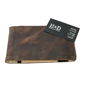 Custom Blank Genuine Leather Golf Scorecard Holder for Golf Club