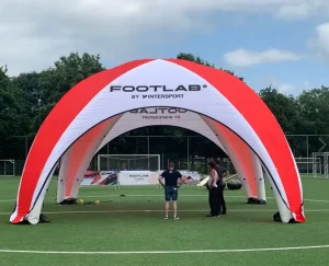 Custom Branded Repair Liner Inflatable Event Tent 10×20 Waterproof Beach Theme Easy Setup Windproof