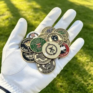 Custom Brim Clip Design Baseball Club Blank Golf Ball Divot Repair Tool Ball Marker set Golf hat Clip Metal Golf Clip Tool