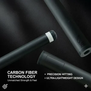 Custom Carbon Fiber Cue Shaft 11.5mm Pro Taper Foam Core Pool Cue Shaft Replacement Billiard Shaft OEM