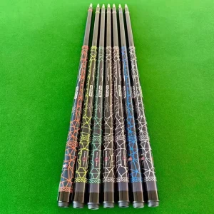 Custom Carbon Fiber Pool Cues 58″ 1/2-Split for Every Player Stainless Steel Joint OEM Factory Direct for Pool Cues