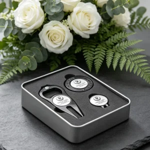 Custom Color Fashion Manufacturers Metal Ball Marker and Hat Clip Set