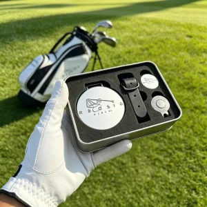 Custom Color Golf Gift Set Private Label Golf Bag Tags Custom Shape Golf Printed Ball Marker