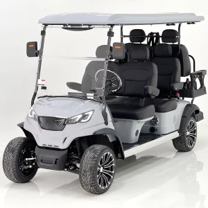 Custom Color Options 6 Seat Electric Golf Cart with 48v Lithium Battery High Efficiency Green Mobility