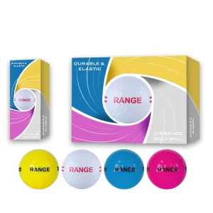 Custom Colored Range Golf Balls Durable & Elastic Practice Golf Balls with Custom Logo Bulk for Driving Range Training