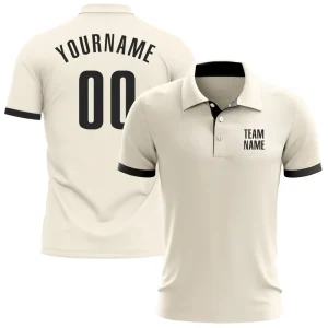 Custom Comfortable Nylon Spandex Short Sleeve Polo T Shirt For Men Golf Padel Tennis Baseball Custom Logo Solid