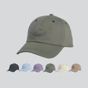 Custom Denim Baseball Cap Hand Embroidery Logo Soft Metal Buckle for Spring Summer Outdoor Sports Fit Hats