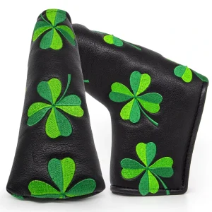 Custom Design Golf Putter Headcover Golf Head Covers Blade Leather Golf Putter Headcover
