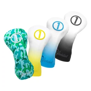 Custom Design Leather Golf Headcover Waterproof Fabric Golf Driver Head Cover