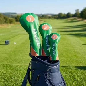 Custom Design OEM Factory Golf Club Cover PU Leather Golf Driver Cover Embroidery Logo Golf Headcover