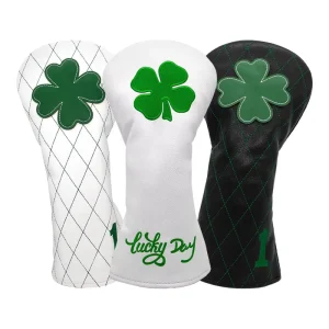Custom Design PU Leather Golf Head Cover Printing Driver Golf Covers