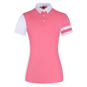 Custom Design Women Golf Polo Shirt Breathable Lady Apparel Embroidered Logo Golf Wear Polo Shirts Manufacturer