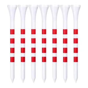 Custom Designed Model 0104 Golf Tacks Made of Natural Bamboo and Wood 83mm Unbreakable Reusable Environmentally Friendly
