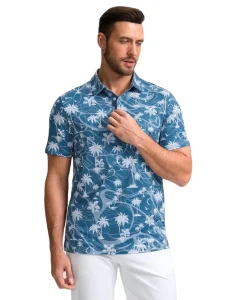 Custom Dye Sublimation Printing Golf Shirt Men Apparel Design Golf Clothing